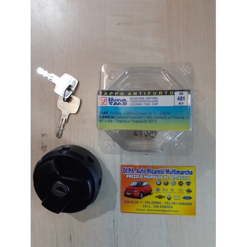 TAPPO SERBATOIO CARBURANTE FIAT CROMA NUOVA FAAB QD481NV