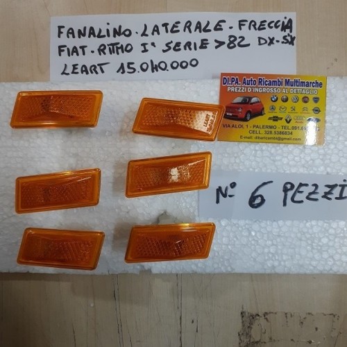 6  FANALINI   FRECCIA   LATERALI   DX   SX   FIAT  RITMO   1°  SERIE