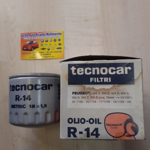 FILTRO   OLIO   PEUGEOT  204  /304 /403 /