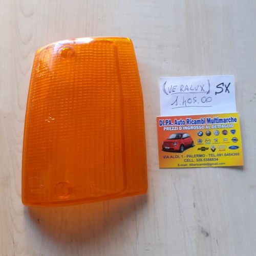 LENTE FRECCIA ANTERIORE SX ARANCIO FIAT UNO 1 SERIE