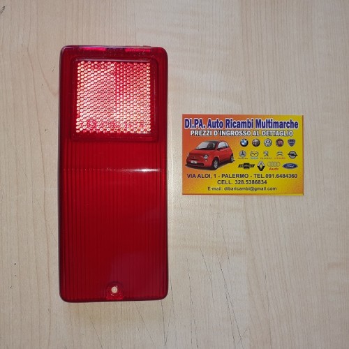 TRASPARENTE PLASTICA FANALINO ROSSA DX SX FIAT 125 LEART 1093 S 1094 D