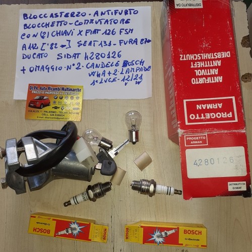 BLOCCASTERZO COMMUTATORE BLOCCASTERZO FIAT 126 FSM AUTOBIANCHI A112