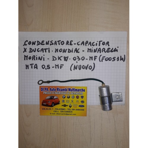 CONDESATORE CAPACITOR PER DUCATI MONDIAL MINARELLI MTA 5217002