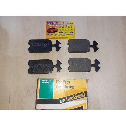 KIT 4 SERIE PASTIGLIE FRENO ANTERIORI PER CITROEN MEHARI DAL 77 AL 87 NUOVI