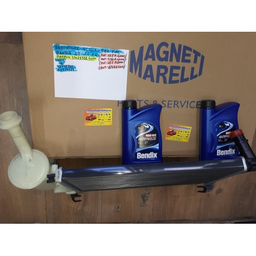 RADIATORE ACQUA PER FIAT PANDA 1.2 1.1 1.4 MAGNETI MARELLI 350213381000 NUOVO