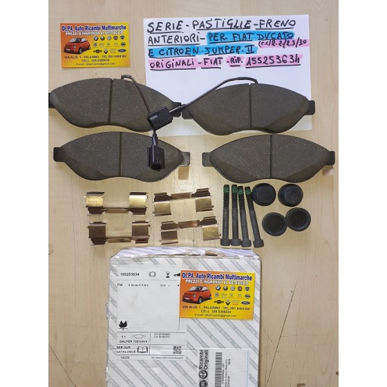 KIT 4 PASTIGLIE FRENO ANTERIORE PER RENAULT LAGUNA T 5086 WVA