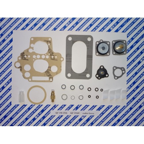 KIT REVISIONE CARBURATORE FIAT CROMA CHT 2000 CC WEBER 34 DAT 56/250