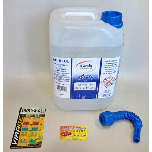 AD BLUE ADDITIVO PER MOTORI DIESEL PER AUTOCARRI E AUTOVETTURE KEMIX + OMAGGIO