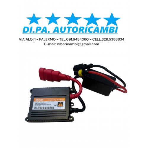 CENTRALINA BALLAST SLIM DA 35 WATT PER KIT XENNON RICAMBIO PER MOTO AUTO