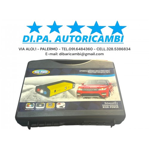 JUMP STARTER HIGH POWER PER AUTO BATTERIA DI EMERGENZA CARICABATTERIA