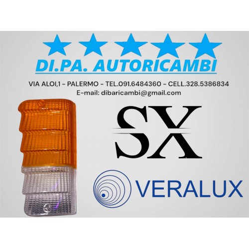 PLASTICA FANALE FRECCIA ANTERIORE SX VERALUX IVECO OM 50 SERIE Z