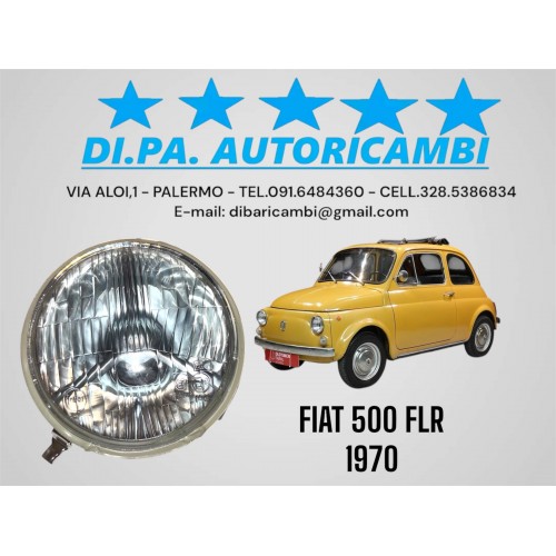 FARO FANALE ANTERIORE SPORTIVO FIAT 500 FLR DEL 1970 D'EPOCA